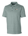 Florida A&M Rattlers Cutter & Buck Forge Heathered Stretch Mens Polo Hunter Heather Mannequin Thumbnail Image