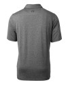 Bethune-Cookman Wildcats Cutter & Buck Forge Heathered Stretch Mens Polo Charcoal Heather Mannequin Back Thumbnail Image