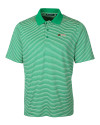 Florida A&M Rattlers Cutter & Buck Forge Tonal Stripe Stretch Mens Big and Tall Polo Kelly Green Mannequin Thumbnail Image