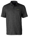 Florida A&M Rattlers Cutter & Buck Pike Constellation Print Stretch Mens Polo Black Mannequin Thumbnail Image