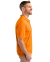 Florida A&M Rattlers Cutter & Buck Prospect Eco Textured Stretch Recycled Mens Short Sleeve Polo Orange Burst Side Thumbnail Image
