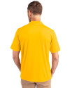 Bethune-Cookman Wildcats Cutter & Buck Prospect Eco Textured Stretch Recycled Mens Short Sleeve Polo College Gold Back Thumbnail Image