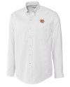 Bethune-Cookman Wildcats Cutter & Buck Epic Easy Care Nailshead Mens Long Sleeve Dress Shirt White Mannequin Thumbnail Image