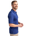 Southern University Jaguars Cutter & Buck Advantage Eco Tri-Blend Pique Mens Big and Tall Polo Tour Blue Side Thumbnail Image