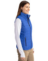 Southern University Jaguars Cutter & Buck Rainier PrimaLoft® Womens Eco Insulated Full Zip Puffer Vest Royal Side Thumbnail Image