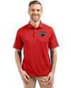 Clark Atlanta Panthers Cutter & Buck Virtue Eco Pique Recycled Mens Polo Red Front Thumbnail Image