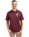 Morehouse Maroon Tigers Cutter & Buck Virtue Eco Pique Recycled Mens Polo Chutney Front Thumbnail Image