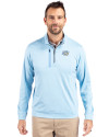 Southern University Jaguars Cutter & Buck Stealth Heathered Quarter Zip Mens Pullover Atlas Light Blue Front Thumbnail Image