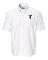 Howard Bison Cutter & Buck Epic Easy Care Nailshead Mens Big and Tall Short Sleeve Dress Shirt White Mannequin Thumbnail Image