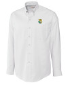 Xavier Gold Rush Cutter & Buck Epic Easy Care Nailshead Mens Long Sleeve Dress Shirt White Mannequin Thumbnail Image