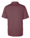 Texas Southern Tigers Cutter & Buck Forge Pencil Stripe Stretch Mens Polo Bordeaux Mannequin Back Thumbnail Image