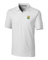 Xavier Gold Rush Cutter & Buck Forge Pencil Stripe Stretch Mens Polo White Mannequin Thumbnail Image