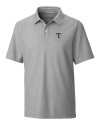Texas Rangers Cutter & Buck Big & Tall Breakthrough Polo Polished Medium Gray Mannequin Thumbnail Image