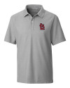 St. Louis Cardinals- Cutter & Buck Big & Tall Breakthrough Polo Polished Medium Gray Mannequin Thumbnail Image