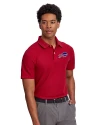 Buffalo Bills Cutter & Buck Big & Tall Breakthrough Polo Cardinal Red Front Thumbnail Image