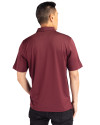 Texas Southern Tigers Cutter & Buck Forge Stretch Mens Polo Bordeaux Back Thumbnail Image