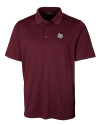 Texas Southern Tigers Cutter & Buck Forge Stretch Mens Polo Bordeaux Mannequin Thumbnail Image