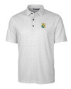 Xavier Gold Rush Cutter & Buck Pike Double Dot Print Stretch Mens Polo Charcoal Mannequin Thumbnail Image