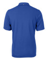 Los Angeles Chargers Cutter & Buck Virtue Eco Pique Recycled Mens Polo Tour Blue Mannequin Back Thumbnail Image