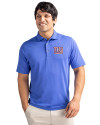 New York Giants Cutter & Buck Virtue Eco Pique Recycled Mens Polo Chelan Blue Front Thumbnail Image