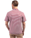Texas Southern Tigers Cutter & Buck Virtue Eco Pique Stripe Recycled Mens Polo Chutney Back Thumbnail Image