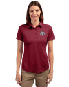 Texas Southern Tigers Cutter & Buck Prospect Eco Textured Stretch Recycled Womens Short Sleeve Polo Chutney Front Thumbnail Image