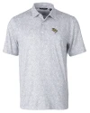 UCF Knights Cutter & Buck Pike Constellation Print Stretch Mens Polo Polished Medium Gray Mannequin Thumbnail Image
