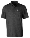 View image 3: Kansas State Wildcats Cutter & Buck Pike Constellation Print Stretch Mens Polo Black Mannequin