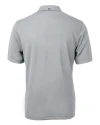 Florida State Seminoles Cutter & Buck Virtue Eco Pique Recycled Mens Big and Tall Polo Polished Medium Gray Mannequin Back Thumbnail Image