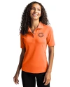 Chicago Bears - Cutter & Buck Virtue Eco Pique Recycled Womens Polo Orange Burst Front Thumbnail Image