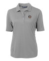 Florida State Seminoles Cutter & Buck Virtue Eco Pique Recycled Womens Polo Polished Medium Gray Mannequin Thumbnail Image