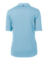 Los Angeles Chargers Cutter & Buck Virtue Eco Pique Recycled Womens Polo Atlas Light Blue Mannequin Back Thumbnail Image