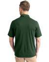 Miami Hurricanes Cutter & Buck Virtue Eco Pique Recycled Mens Polo Hunter Green Back Thumbnail Image