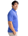 Louisiana Tech Bulldogs Cutter & Buck Virtue Eco Pique Recycled Mens Polo Chelan Blue Side Thumbnail Image