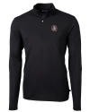 Florida State Seminoles Cutter & Buck Virtue Eco Pique Recycled Quarter Zip Mens Pullover Black Mannequin Thumbnail Image