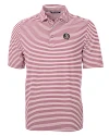 Florida State Seminoles Cutter & Buck Virtue Eco Pique Stripe Recycled Mens Polo Chutney Mannequin Thumbnail Image