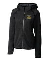 North Carolina A&T Aggies Cutter & Buck Mainsail Full Zip Hooded Womens Jacket Charcoal Heather Mannequin Thumbnail Image