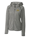 North Carolina A&T Aggies Cutter & Buck Mainsail Full Zip Hooded Womens Jacket Polished Heather Mannequin Thumbnail Image