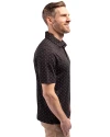 Dartmouth Big Green Cutter & Buck Virtue Eco Pique Tile Print Recycled Mens Polo Black Side Thumbnail Image