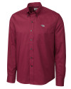 North Carolina Central Eagles Cutter & Buck Epic Easy Care Nailshead Mens Long Sleeve Dress Shirt Chutney Mannequin Thumbnail Image