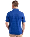 North Carolina A&T Aggies Cutter & Buck Advantage Tri-Blend Space Dye Mens Big and Tall Polo Dark Tour Blue Back Thumbnail Image