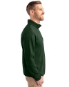 South Florida Bulls Cutter & Buck Virtue Eco Pique Recycled Quarter Zip Mens Pullover Hunter Green Side Thumbnail Image