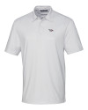 North Carolina Central Eagles Cutter & Buck Pike Double Dot Print Stretch Mens Polo White Mannequin Thumbnail Image