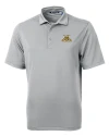 North Carolina A&T Aggies Cutter & Buck Virtue Eco Pique Recycled Mens Big and Tall Polo Polished Medium Gray Mannequin Thumbnail Image