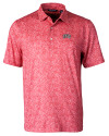 UNLV Rebels Cutter & Buck Pike Constellation Print Stretch Mens Polo Red Mannequin Thumbnail Image
