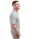 North Carolina Central Eagles Cutter & Buck Virtue Eco Pique Botanical Print Recycled Mens Polo Black Side Thumbnail Image
