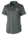 North Carolina A&T Aggies Cutter & Buck Prospect Eco Textured Stretch Recycled Womens Short Sleeve Polo Elemental Grey Mannequin Thumbnail Image