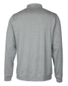 North Carolina A&T Aggies Cutter & Buck Stealth Heathered Quarter Zip Mens Pullover Polished Medium Gray Mannequin Back Thumbnail Image