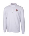 Winston-Salem State Rams Cutter & Buck Traverse Stretch Eco Quarter Zip Mens Pullover White Mannequin Thumbnail Image