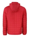 Winston-Salem State Rams Cutter & Buck Rainier PrimaLoft® Mens Eco Insulated Full Zip Puffer Jacket Red Mannequin Back 4 Thumbnail Image